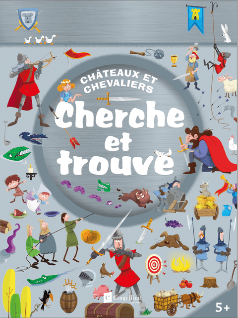 Cherche et trouve effaçable - Châteaux et chevaliers