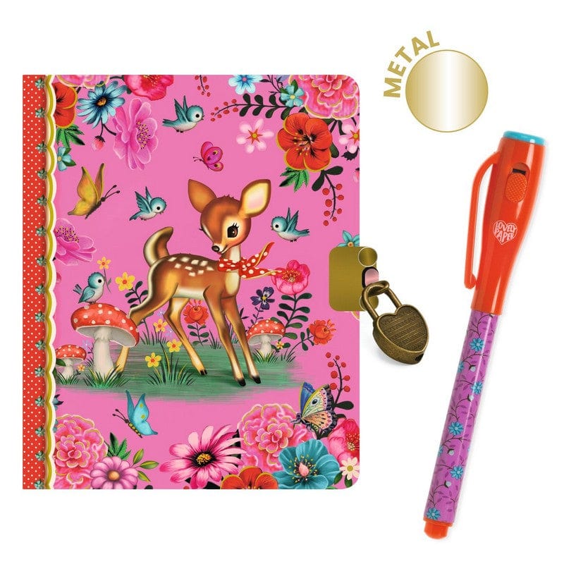 Petit carnet secret avec feutre magique Fiona - Lovely Paper