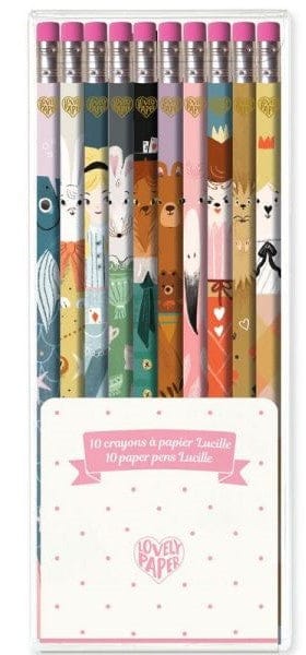 10 crayons à papier - Lucille
