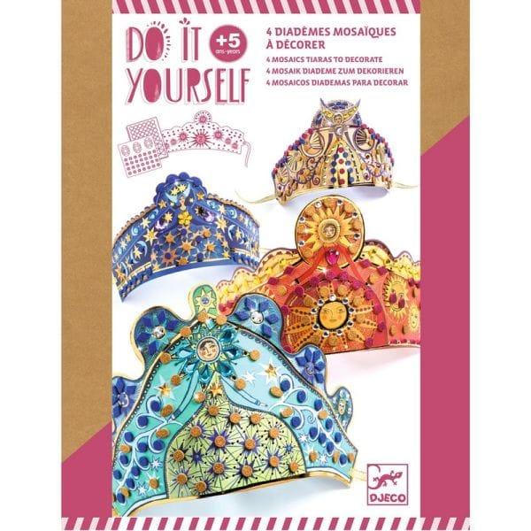 DIY - Diadèmes mosaïques à décorer