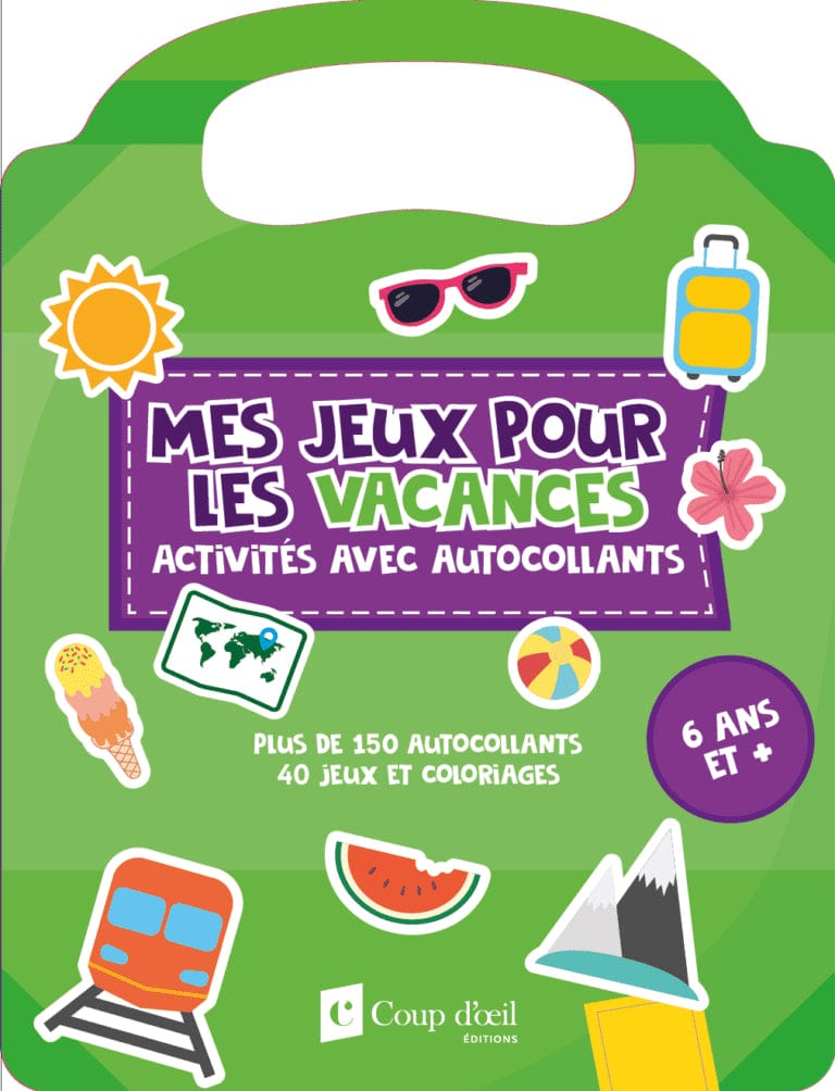 Mes jeux pour les vacances - vert 6 ans et +