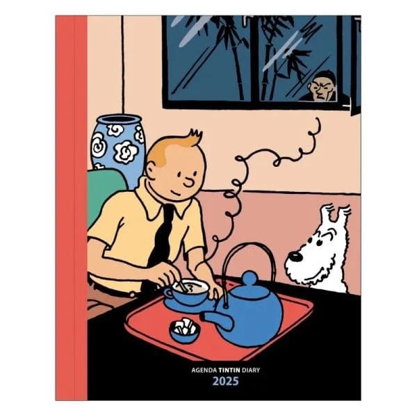 Agenda grand format Tintin 2025