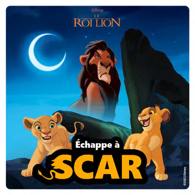 Lunii - Livre audio interactif - Le roi Lion - Échappe à Scar