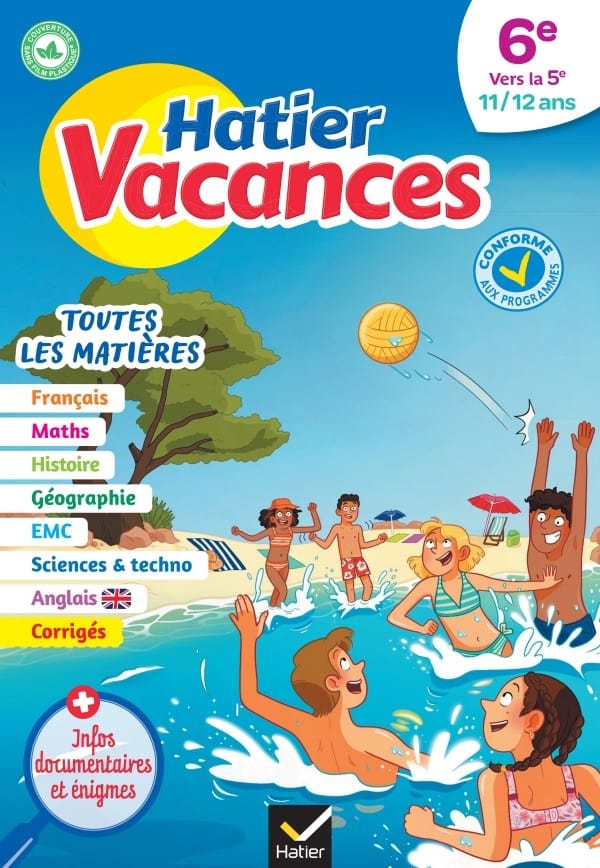 Hatier Vacances - de la 6e vers la 5e ( 11/12 ans)