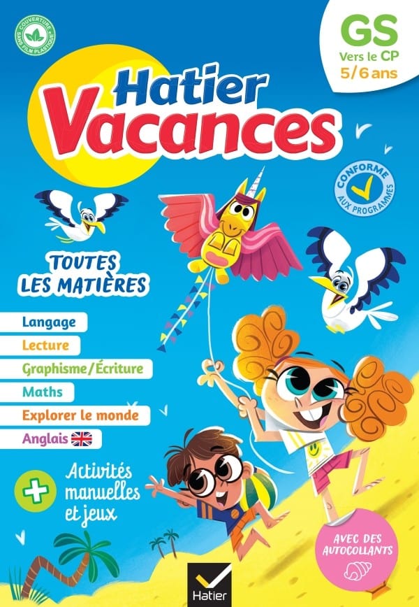 Hatier Vacances - de la Grande Section vers CP (5/6 ans)