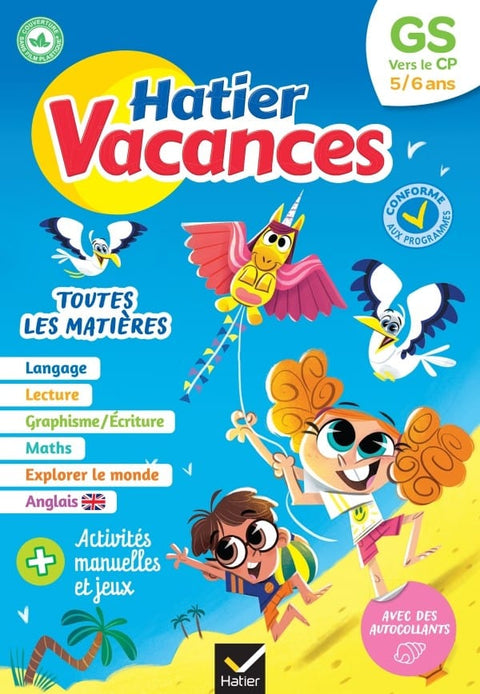 Hatier Vacances - de la Grande Section vers CP (5/6 ans)