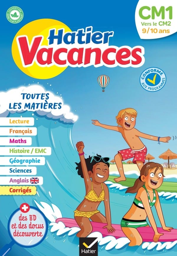 Hatier Vacances - de CM1 vers le CM2 (9/10ans)