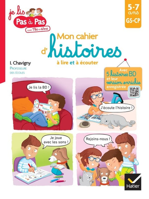 Mon cahier d'histoires à lire et à écouter GS-CP