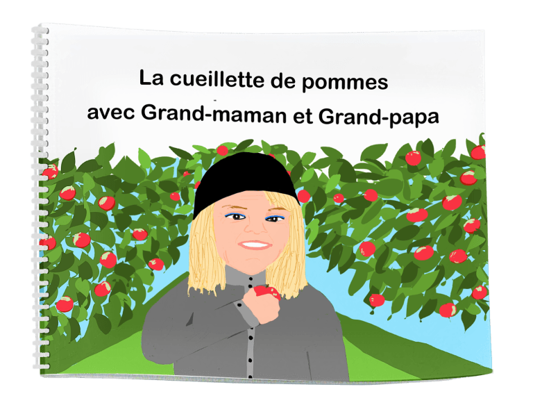 La cueillette des pommes avec Grand-maman et Grand-papa