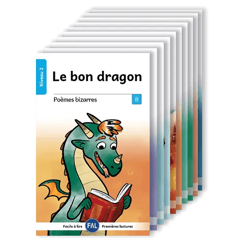 Ensemble Facile à lire - Poèmes bizarres - Niveau 2