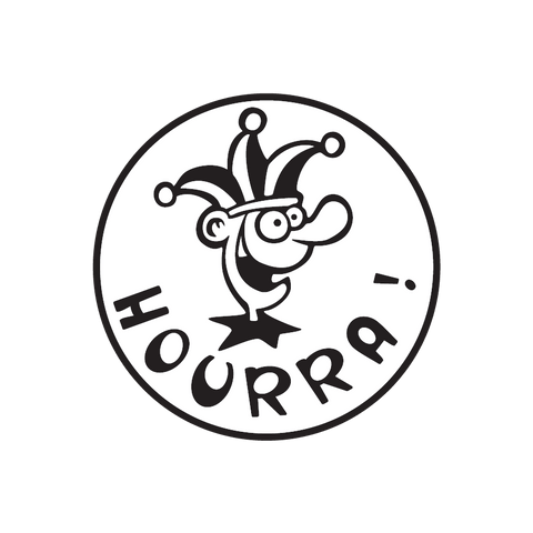 Tampon en bois - Hourra!
