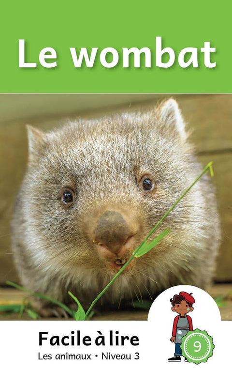 Facile à lire - Les animaux 3 - Livre 09 - Le wombat