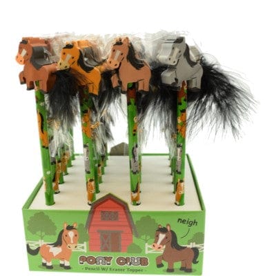 Crayon + gomme poney