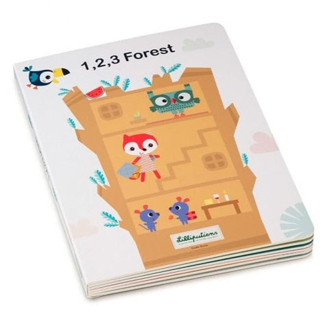1, 2, 3 Forest - Livre puzzle pour apprendre à compter
