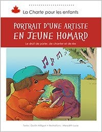 La charte pour les enfants - Portrait d'une artiste en jeune homard - Le droit de parler, de chanter et de rire