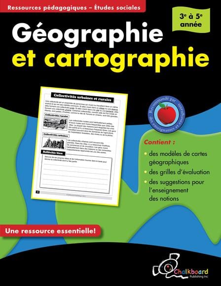 Géographie et cartographie - 3e à 5e année