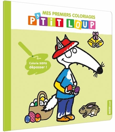 Mes premiers coloriages P'tit Loup : Pâques