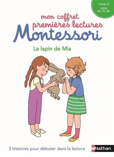 Mon coffret premières lectures Montessori : le lapin de Mia - niveau 2