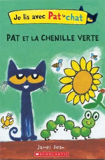 Je lis avec Pat le Chat -  Pat et la chenille verte