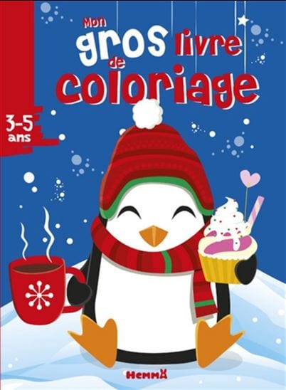 Mon gros livre de coloriage - Pingouin