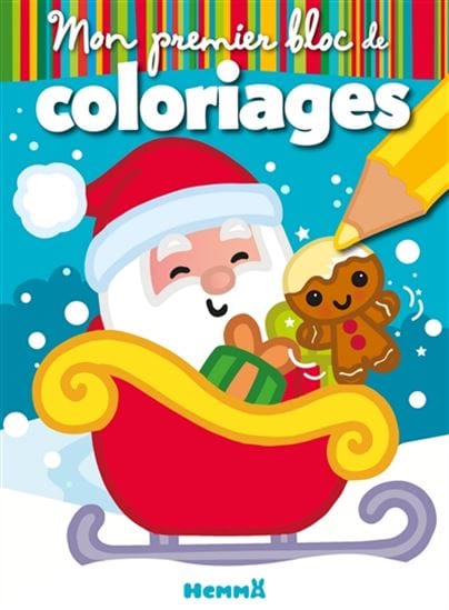 Mon premier bloc de coloriages : Noël