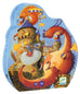 Puzzle silhouette - Vaillant et le dragon - 54 pièces