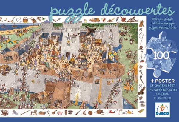 Puzzle observation - Le château fort - 100 pièces