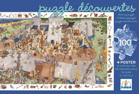 Puzzle observation - Le château fort - 100 pièces