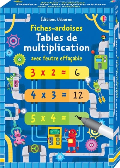 Fiches-ardoises - Tables de multiplication