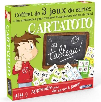 Cartatoto au tableau - Coffret 3 jeux + accessoires