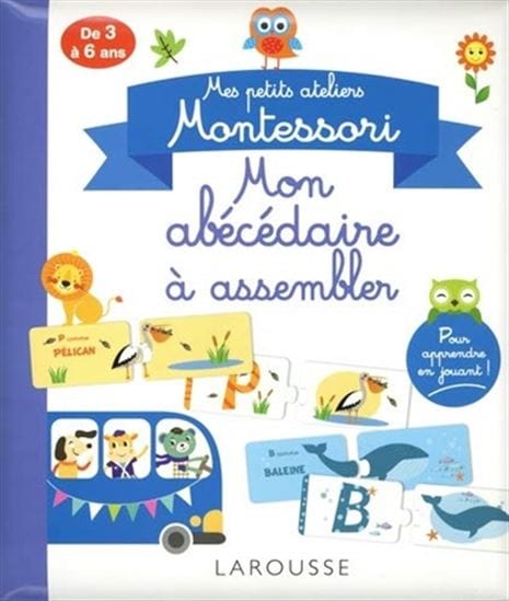 Mes petits ateliers Montessori - Mon abécédaire à assembler