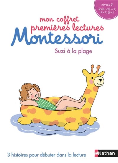 Mon coffret premières lectures Montessori - Suzi à la plage