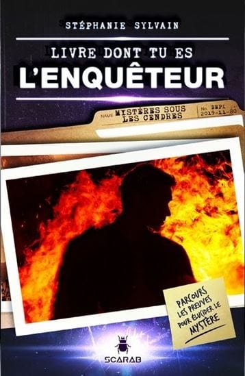 Livre dont tu es l’enquêteur : Mystères sous les cendres