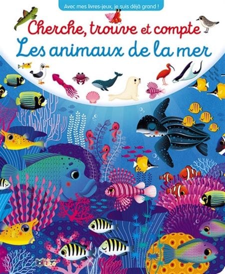 Cherche, trouve et compte - Les animaux de la mer