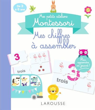 Mes petits ateliers Montessori - Mes chiffres à assembler
