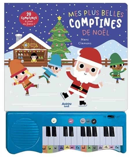 Mes plus belles comptines de Noël : 20 comptines à jouer au piano