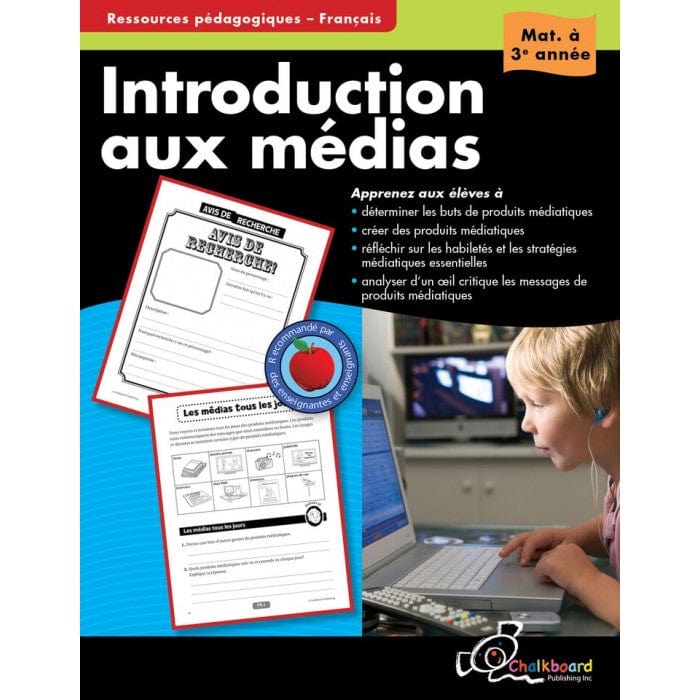 Introduction aux médias - Maternelle à 3e année
