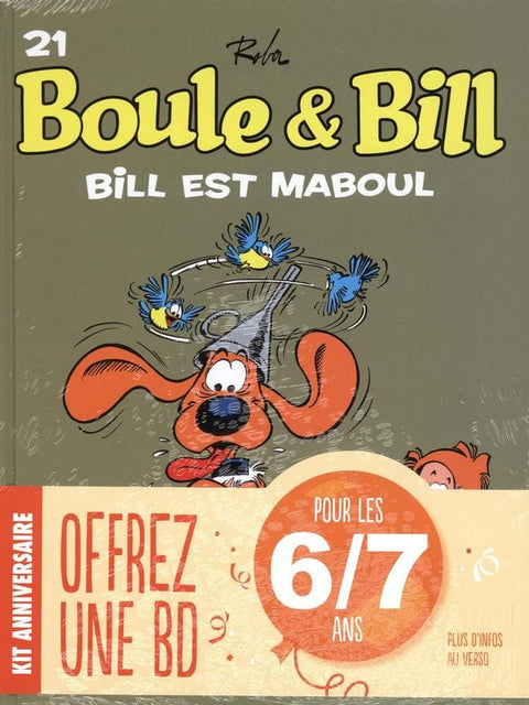 Boule & Bill T21 - Bill est maboul - Kit anniversaire