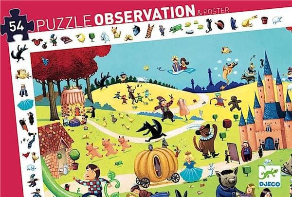 Puzzle observation - Contes - 54 pièces