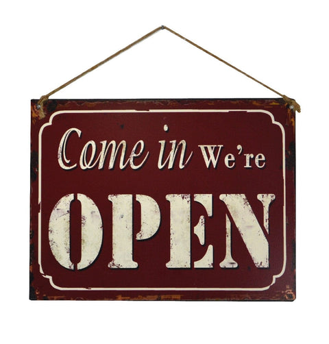 Affiche réversible Open - Closed