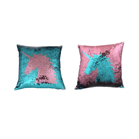 Coussin - Licorne paillettes