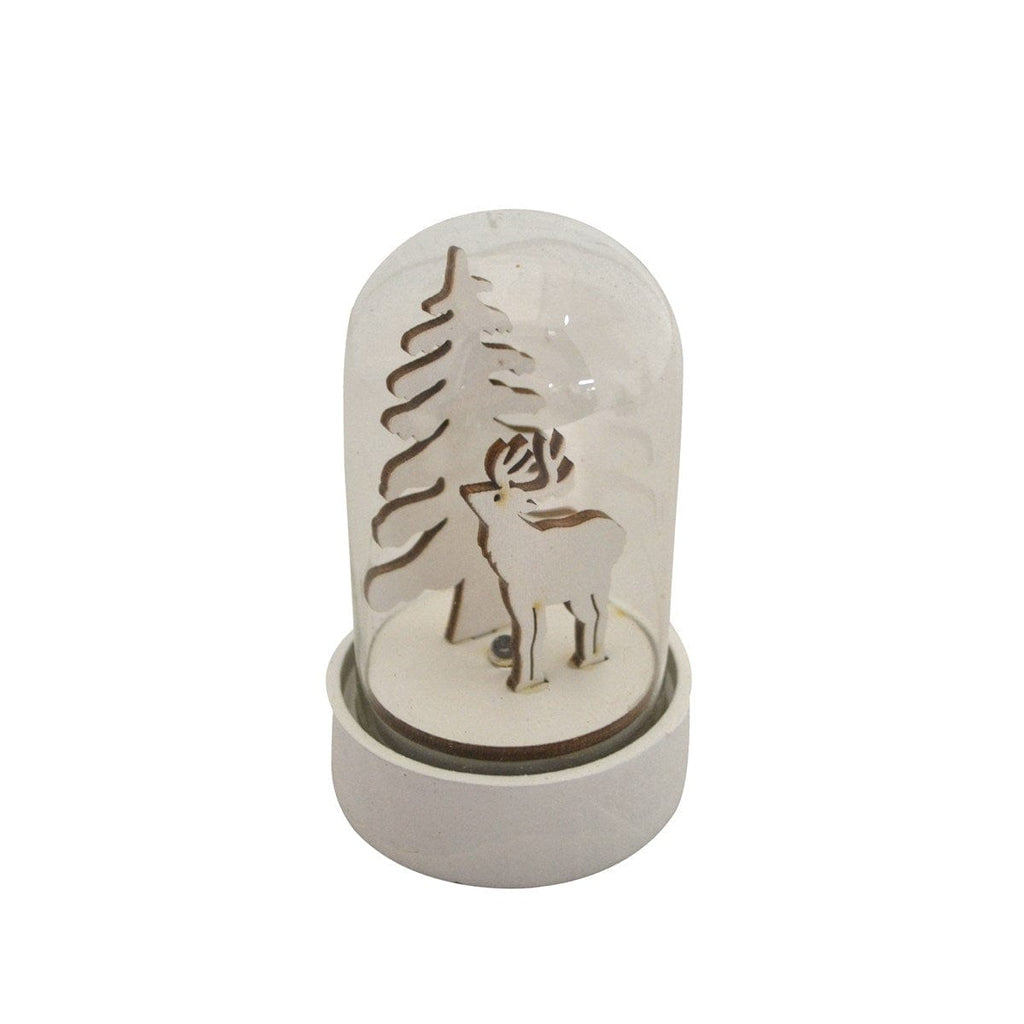 Décoration Noël - Renne dans un dôme