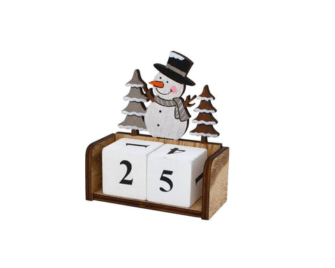 Calendrier bonhomme de neige