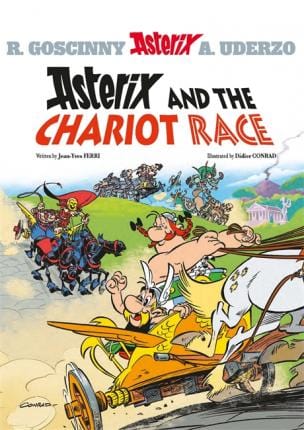 Asterix and the chariot race