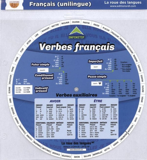 La roue des verbes français ( unilingue)