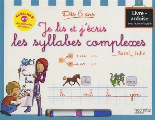 Livre-ardoise - Je lis et j'écris les syllabes complexes