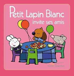 Petit lapin blanc invite ses amis