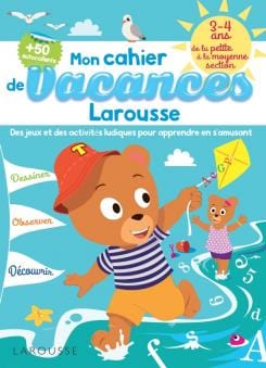 Mon cahier de vacances 3-4 ans