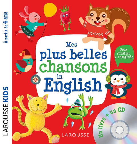 Mes plus belles chansons in English (livre CD)