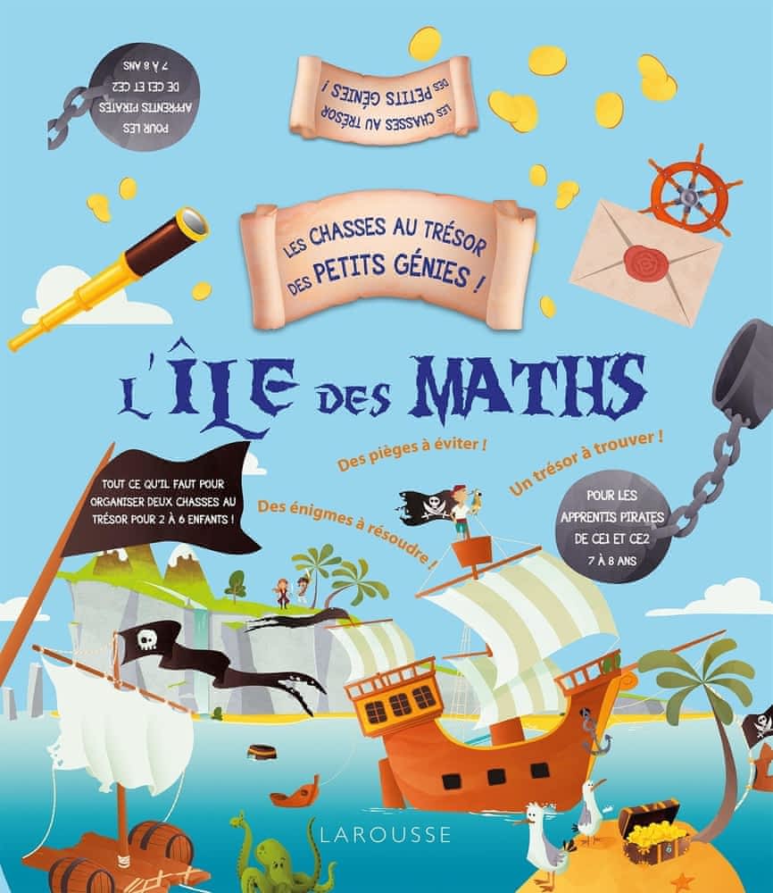 L'île des maths - la chasse au trésor des petits génies!
